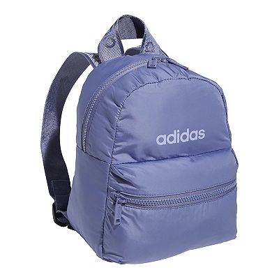 adidas classic mini backpack blue for Women  Small Bag for Travel, Gym, Festival & More Adjustable backpack straps Top handle Zipper closure Zipper pouch on exterior Logo at front Interior pockets Polyester Hand wash Imported SIZE 6.75W 9.5H x 4.5D adidas Linear II Mini Backpack