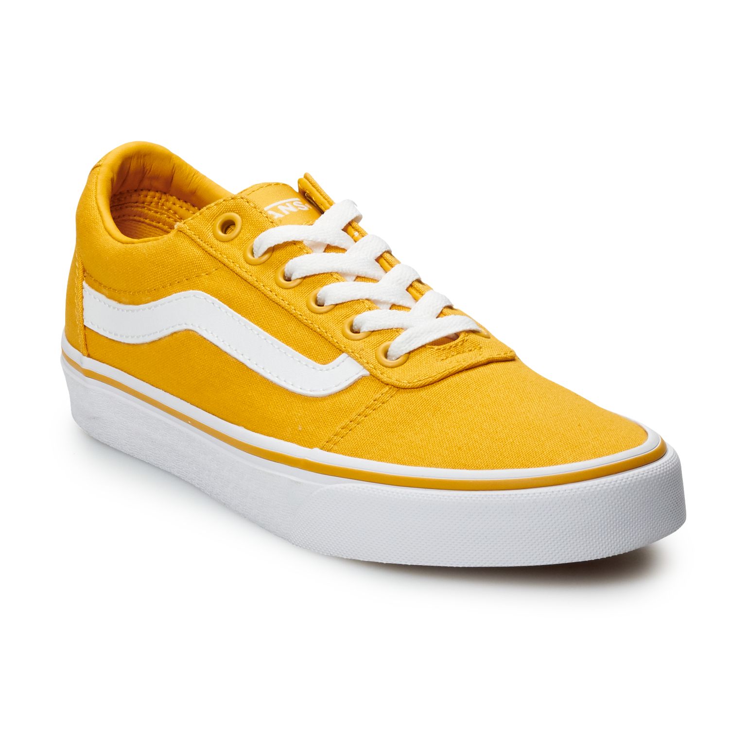 orange shoes vans