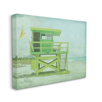 Stupell Home Decor Lifeguard Stand Canvas Wall Art