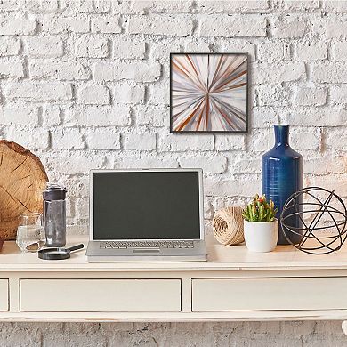 Stupell Home Decor Spinning Lines Framed Wall Art