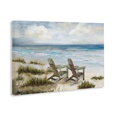 Stupell Home Decor Chairs at Shore Line Canvas Wall Art