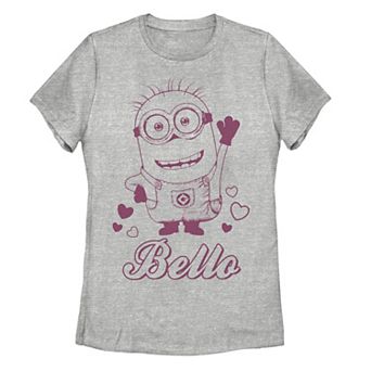 Juniors' Minions Hello Bello Poster Tee