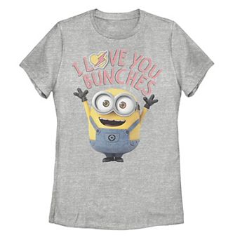 Juniors' Despicable Me Minions I Love You Bunches Tee