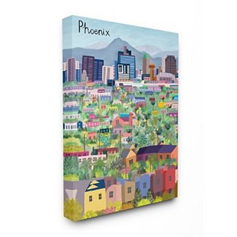 Stupell Home Decor Phoenix Arizona Canvas Wall Art