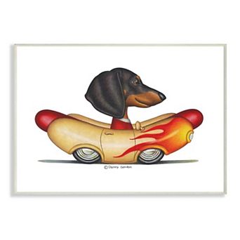 Stupell Home Decor Dachshund in Weenie Mobile Plaque Wall Art