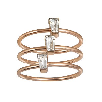 Lauren conrad rose shoe gold ring