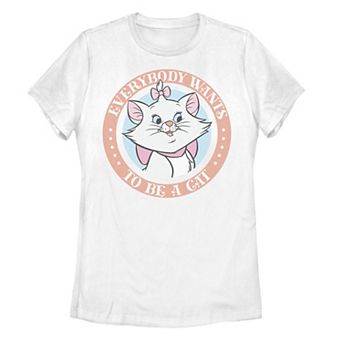 Disney's The Aristocats Juniors' Marie Everybody Wants To Be A Cat Graphic Tee