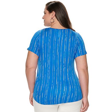 Plus Size EVRI V-Neck Tee