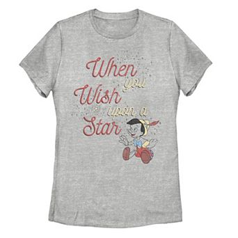 Disney's Pinocchio Juniors' When You Wish Upon A Star Graphic Tee