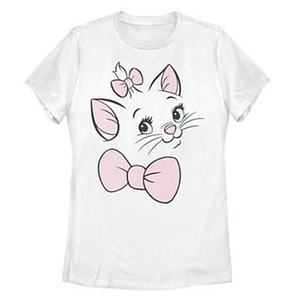 Disney's The Aristocats Juniors' Marie Cute Kitten Face Up Close Graphic Tee