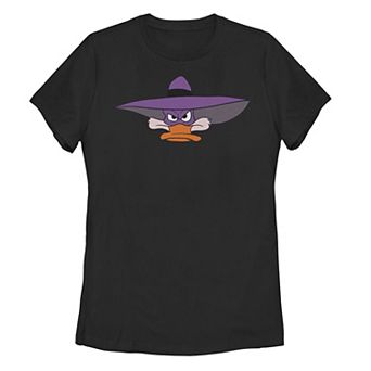 Disney's Darkwing Duck Juniors' Big Face Graphic Tee