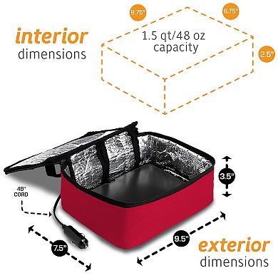 Hot Logic Personal Mini Oven - Portable Food Warmer For Office & Home, Heats Meals Without Drying Out, Green