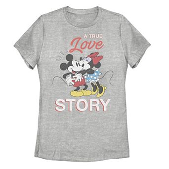Disney's Mickey & Minnie Mouse Juniors' Valentine's Day Love Graphic Tee