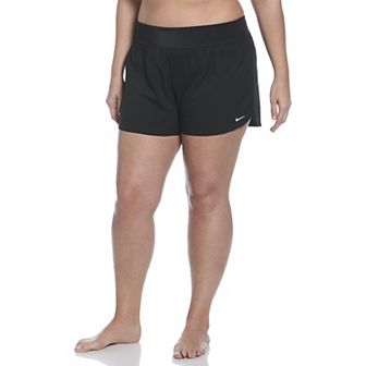 Plus Size Nike Solid Boardshort Swim Bottoms