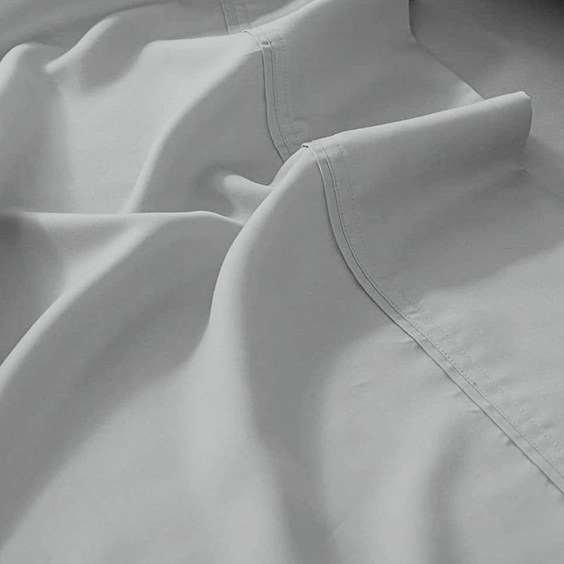 Purity Home Solid 400 Thread Count Queen Sheet Set, 4 Pieces Bedding