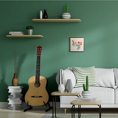 Stupell Home Decor Te Amo Floral Framed Wall Art