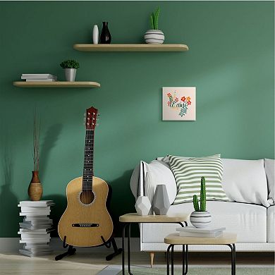 Stupell Home Decor Te Amo Floral Plaque Wall Art