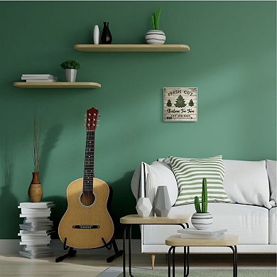 Stupell Home Decor Fresh Cut Tree Christmas Sign Plaque Wall Art