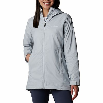 Columbia long lined rain jacket hotsell