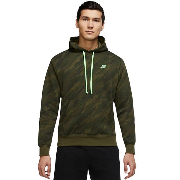 Green camo nike hoodie hot sale