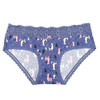 Juniors' SO® Daisy Lace Boybrief Panty SO72-001
