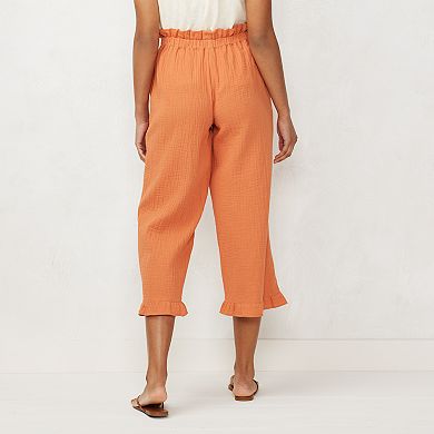 Women's LC Lauren Conrad Organic Wide-Leg High-Waisted Pants