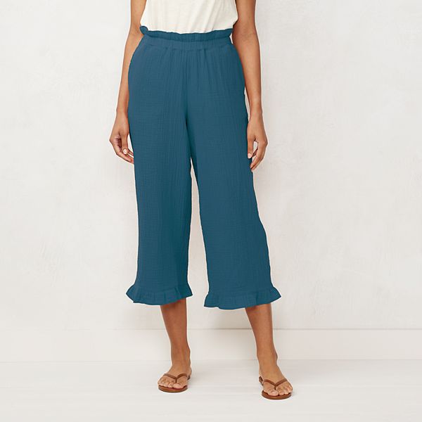 Women's LC Lauren Conrad Organic Wide-Leg High-Waisted Pants