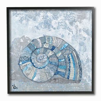 Stupell Home Decor Nautilus Shell Framed Wall Art