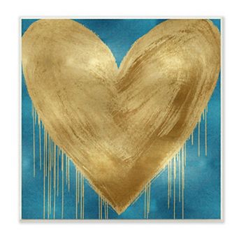 Stupell Home Decor Heart Drip Plaque Wall Art