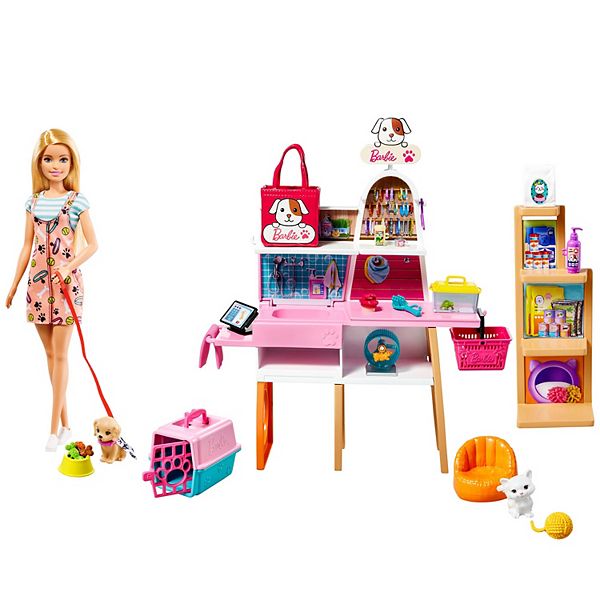 Barbie Pet Boutique with Doll Pets & Accessories Playset