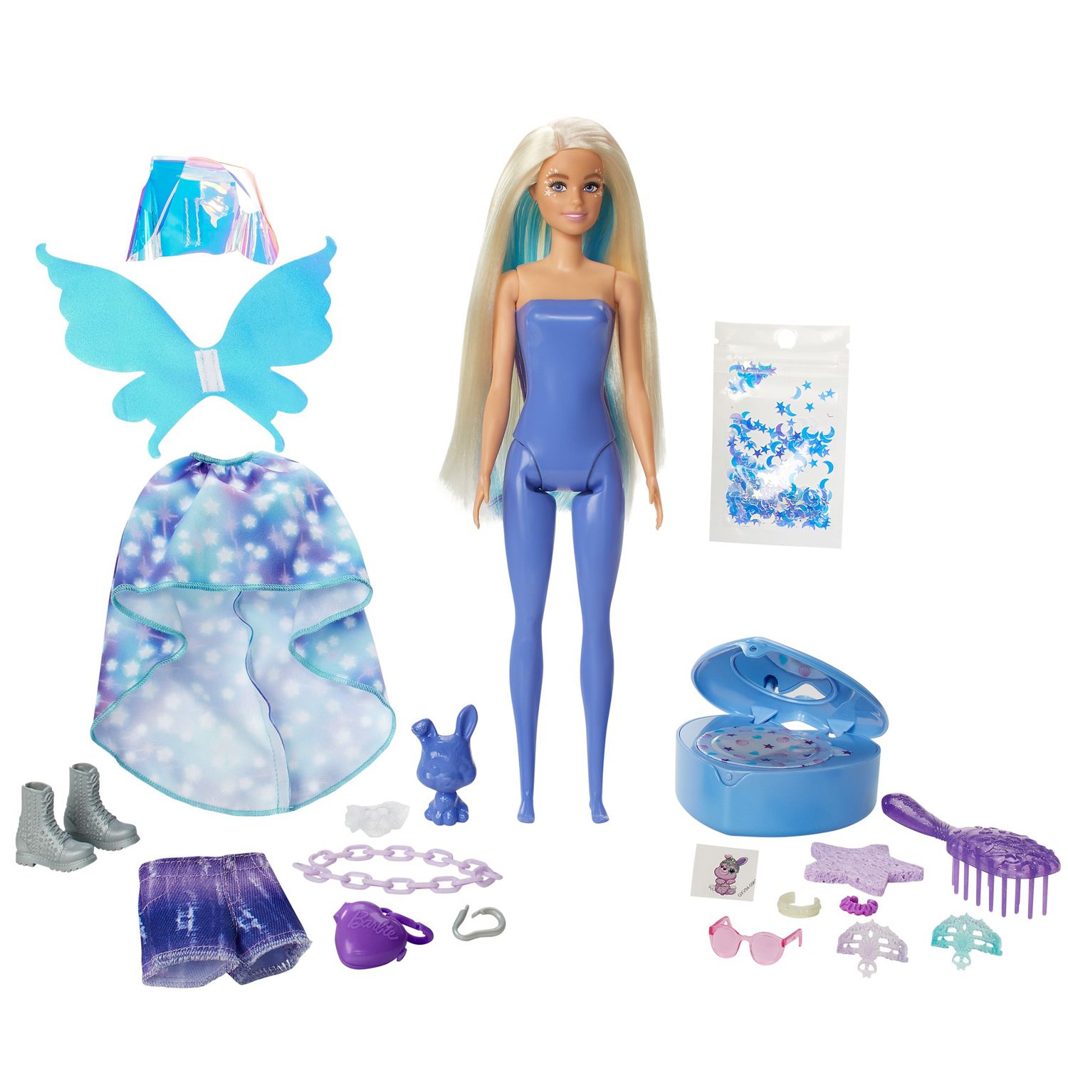 color reveal barbie instructions