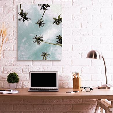 Stupell Home Decor Palm Tree Sky Canvas Wall Art