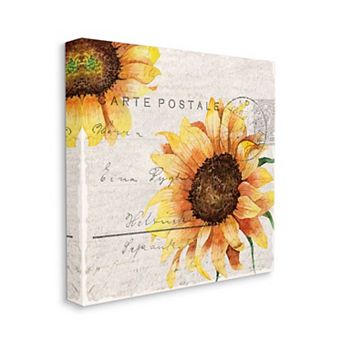 Stupell Home Decor Sunflower Mail Canvas Wall Art
