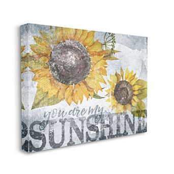 Stupell Home Decor Sunshine Sunflower Canvas Wall Art