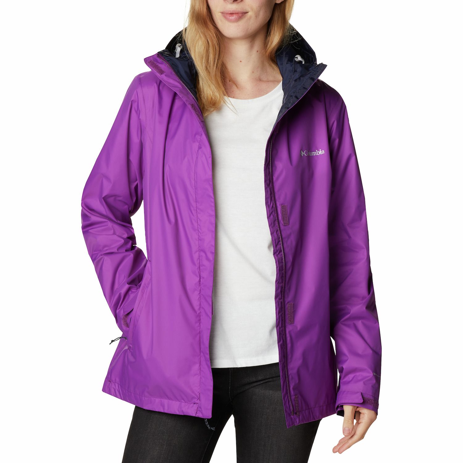 womens jacket purple