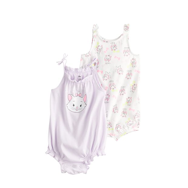 Disney The Aristocats Marie Newborn Baby Girls Bodysuit Pants And