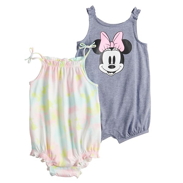 Details about   Disney Minnie Mouse Baby Girl Romper 