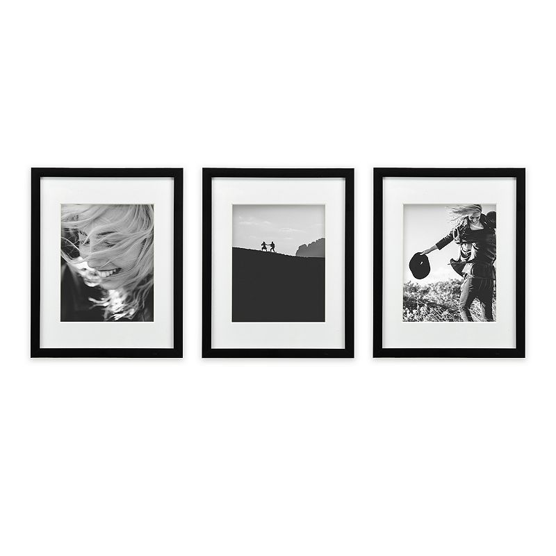 Belle Maison 3-pc. 11 x 14 Gallery Frame Set, Black, 11X14