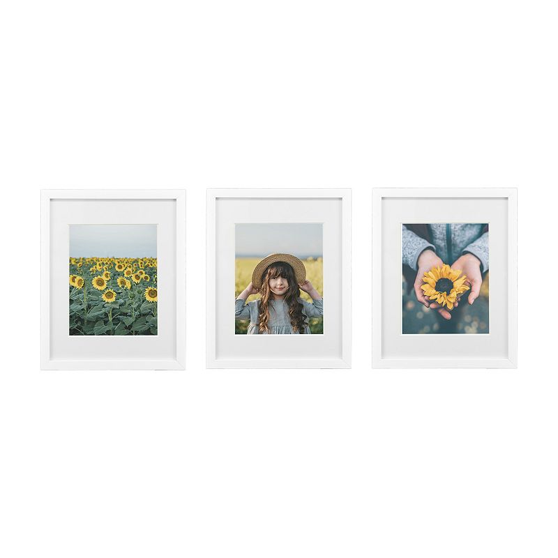 Belle Maison 3-pc. 11 x 14 Gallery Frame Set, White, 11X14