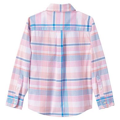 Boys 8-20 Lands' End Long Sleeve Buttondown Poplin Shirt