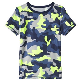Boys 8-20 Lands' End Short Sleeve Active Pattern Tee
