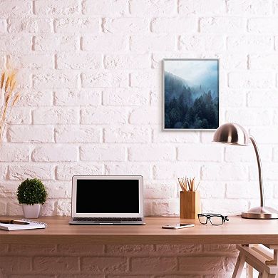 Stupell Home Decor Pine Forest Mountain Fog Wall Art