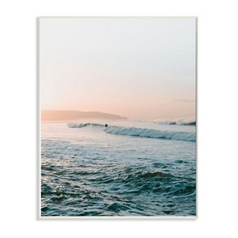 Stupell Home Decor Tide Beach Surfing Wall Art