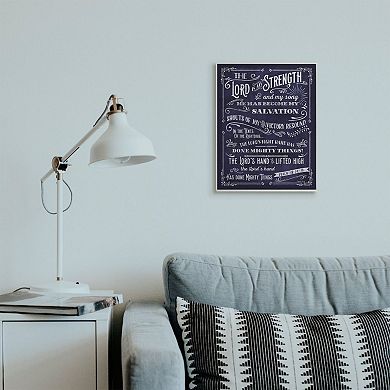 Stupell Home Decor Lord is My Strength Wall Art