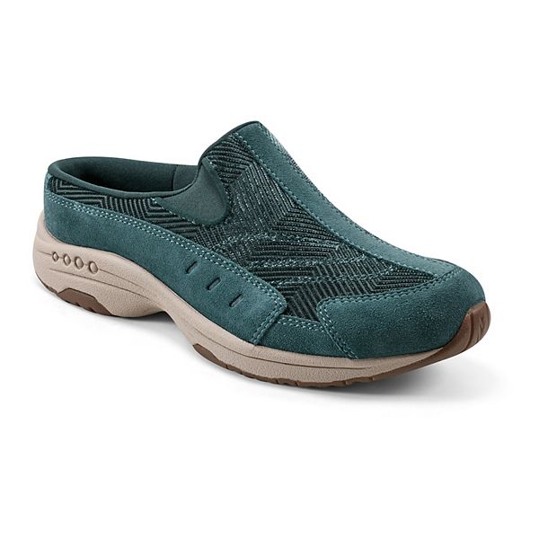 Easy Spirit Traveltime Women's Fashion Mules - Green (6)