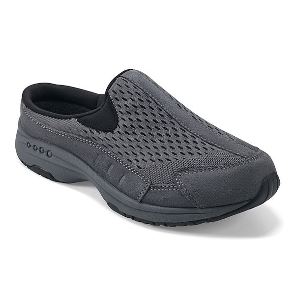 Easy Spirit Traveltime Women's Fashion Mules - Storm Gray (11 WIDE)