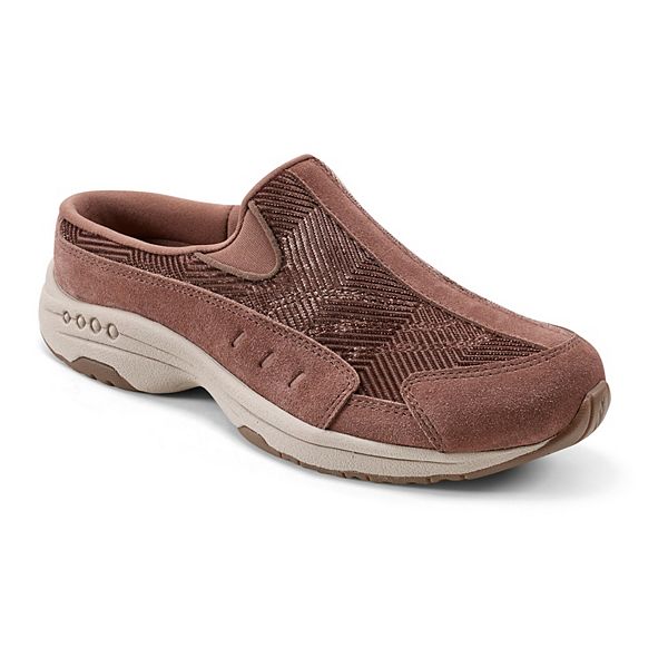 Easy Spirit Traveltime Women's Fashion Mules - Taupe Beige (5)
