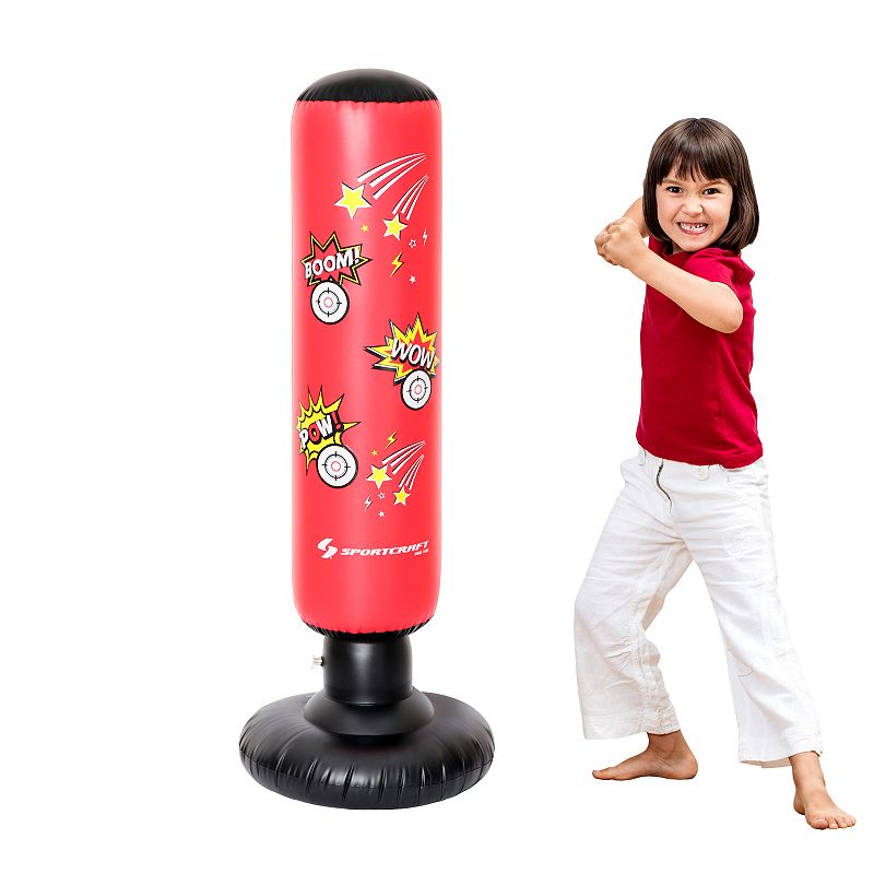 UPC 856333008929 product image for Shaq Sportcraft Clown Electronic Inflatable Free-Standing Punching Tower Bag, Re | upcitemdb.com