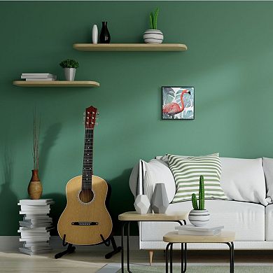Stupell Home Decor Flamingo Detail Framed Wall Art