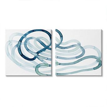 Stupell Home Decor Abstract Watercolor Canvas Wall Art 2 pc Set